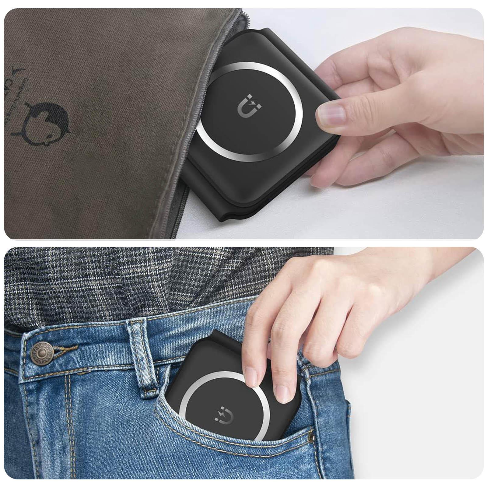 Avizar  Moxie MagSafe iPhone Ladestation Schwarz 