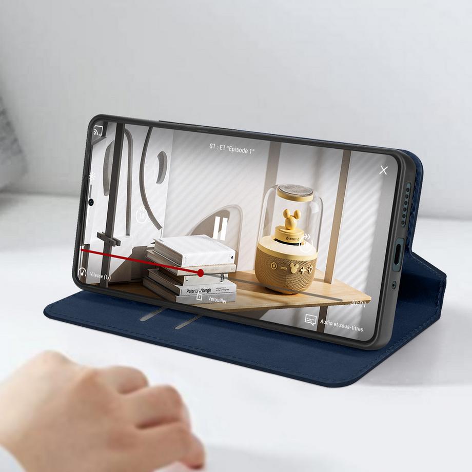 Avizar  Étui Folio Redmi Note 13 Pro 4G Bleu 