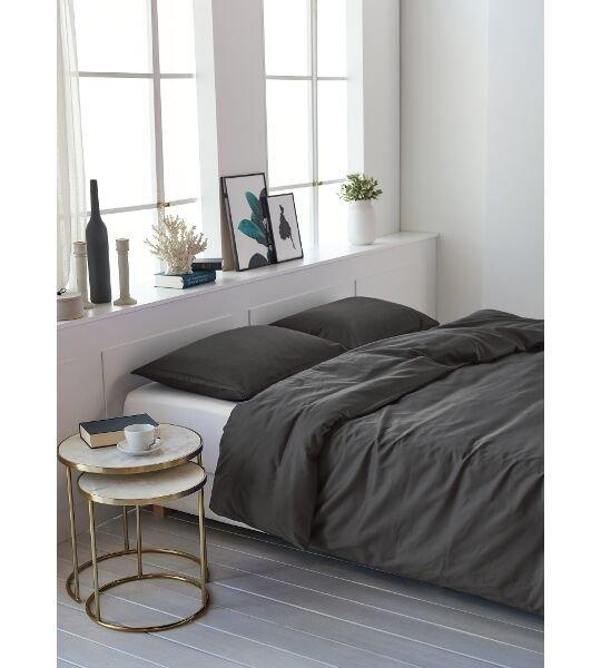 Living Home Uni Satin 100 Taie de duvet  