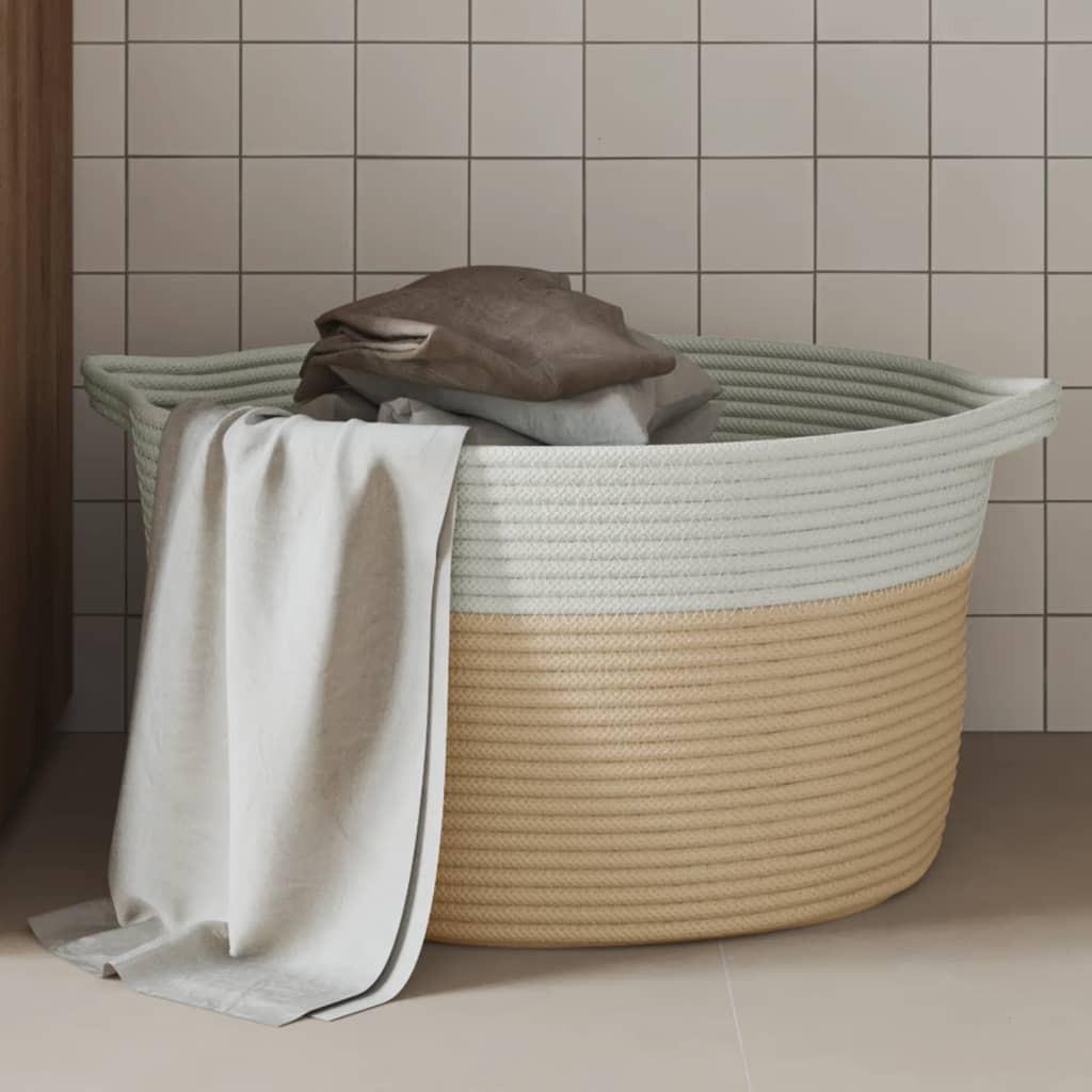 VidaXL Panier de rangement coton  