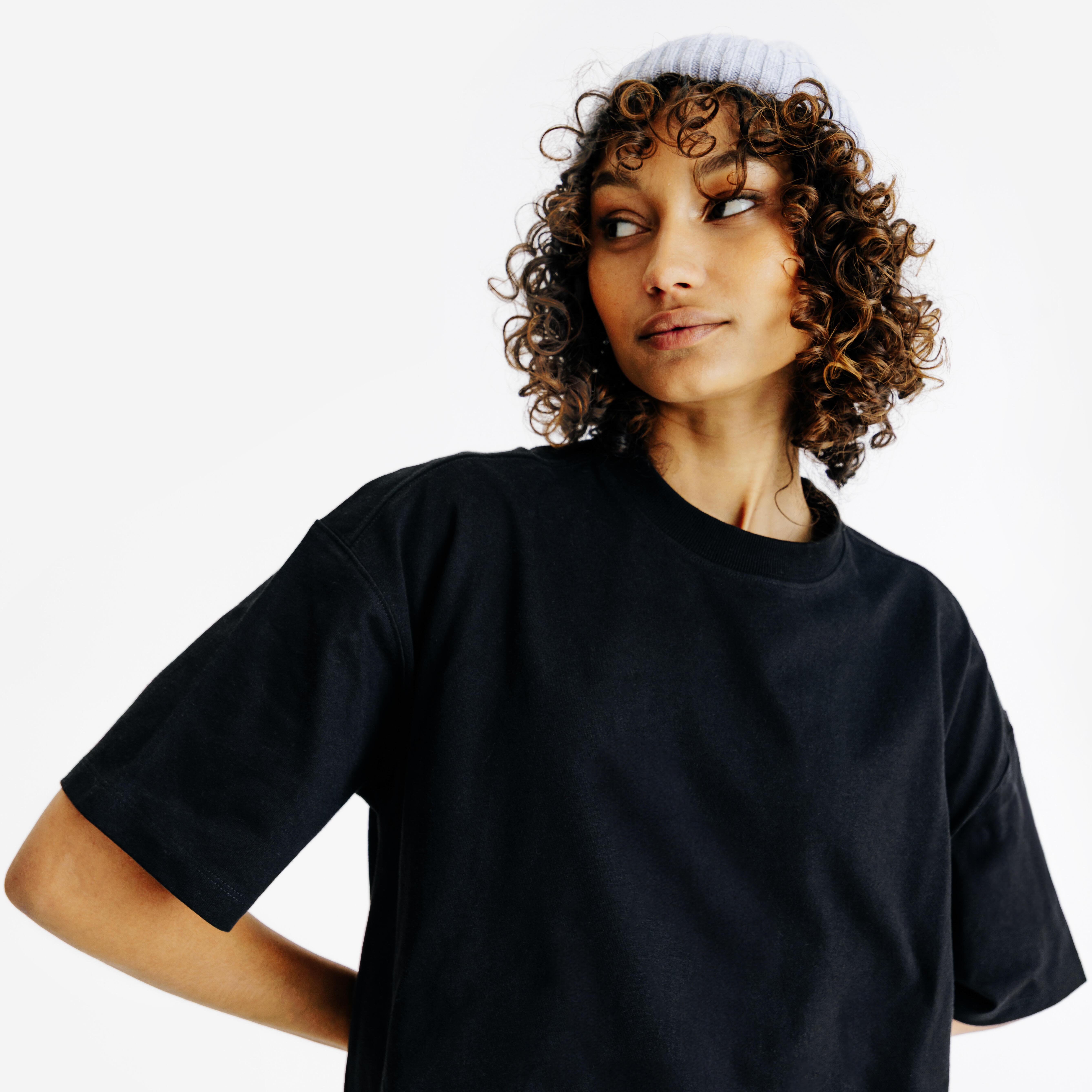 DECATHLON  T-shirt corto donna cotone 