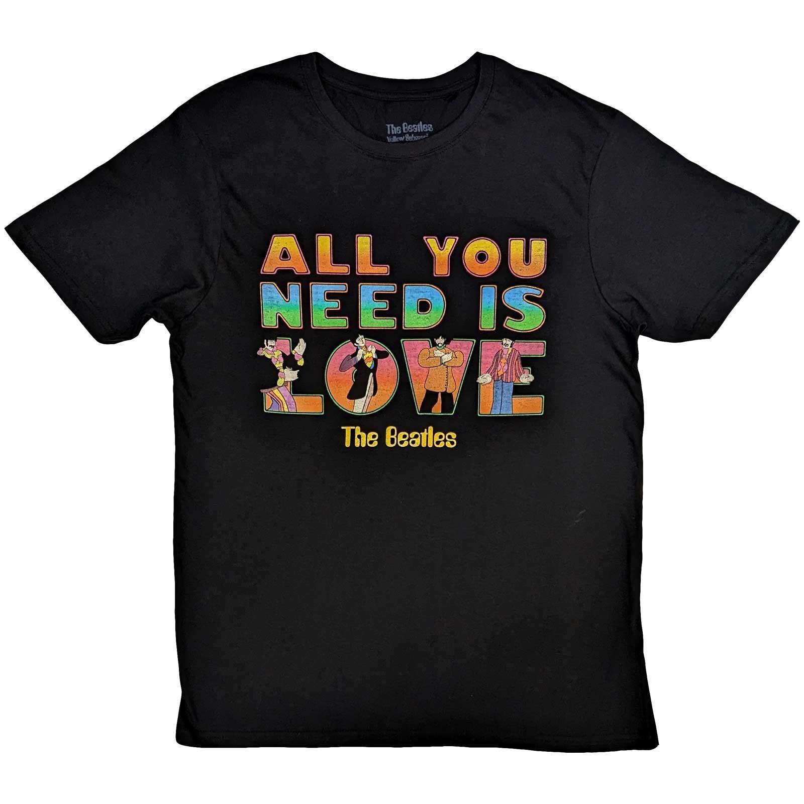 The Beatles  Tshirt YELLOW SUBMARINE ALL YOU NEED IS LOVE 