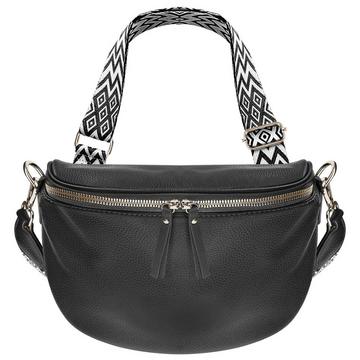 Sac Banane Motif Géometrique Noir