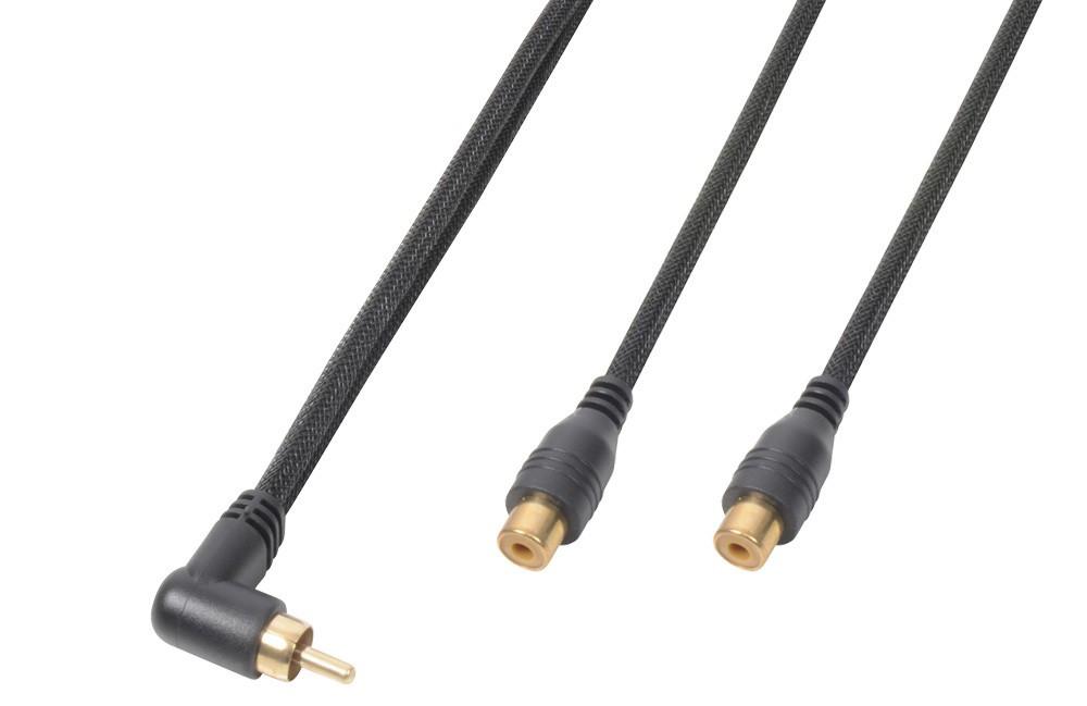 PD-Connex  PD-Connex 177122 Audio-Kabel 0,3 m RCA 3 x RCA Schwarz 