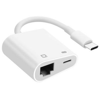 Avizar  USB-C auf Ethernet + USB-C Adapter 