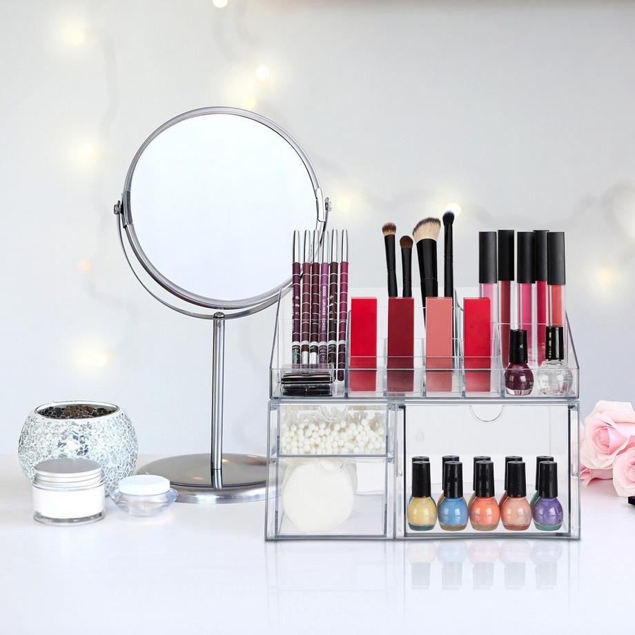 Northix Boîte de rangement de maquillage avec tiroirs  