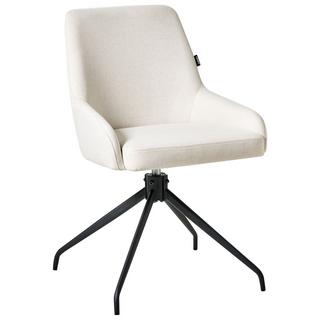 Beliani Lot de 2 chaises de salle à manger en Tissu Traditionnel JENNER  