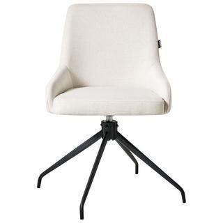 Beliani Lot de 2 chaises de salle à manger en Tissu Traditionnel JENNER  