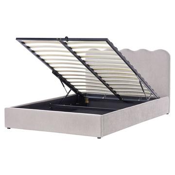 Letto contenitore en Tessuto Moderno NANTERRE