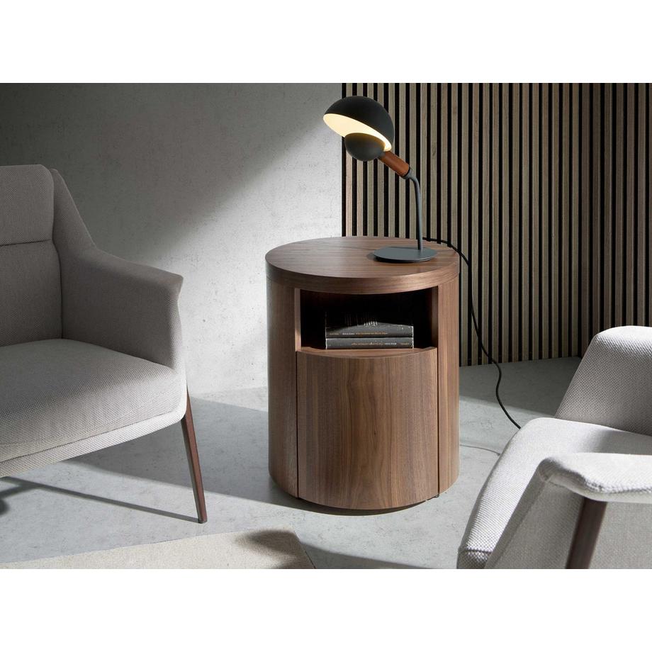 ANGEL CERDA Comodino noce  