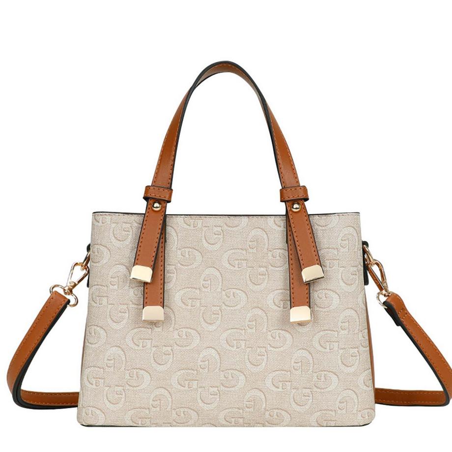 Handtasche mit bedrucktem Schulterriemen