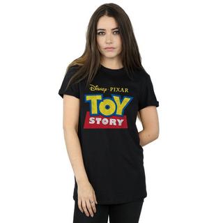 Toy Story Toy Story Logo Boyfriend T-Shirt  