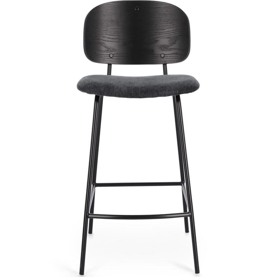 mutoni Tabouret de bar Sienna gris foncé  