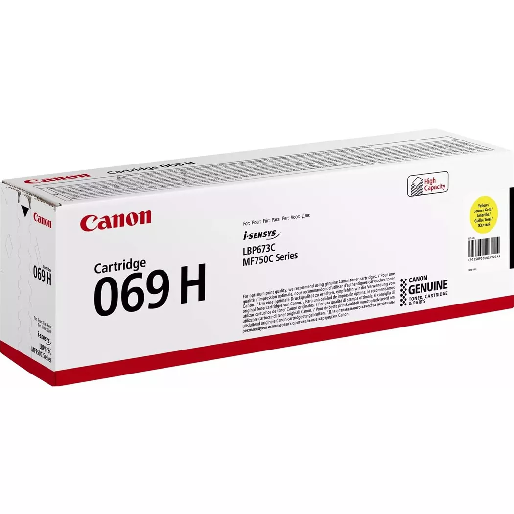 Canon – Toner 069H 5095C002 Yellow, One Size