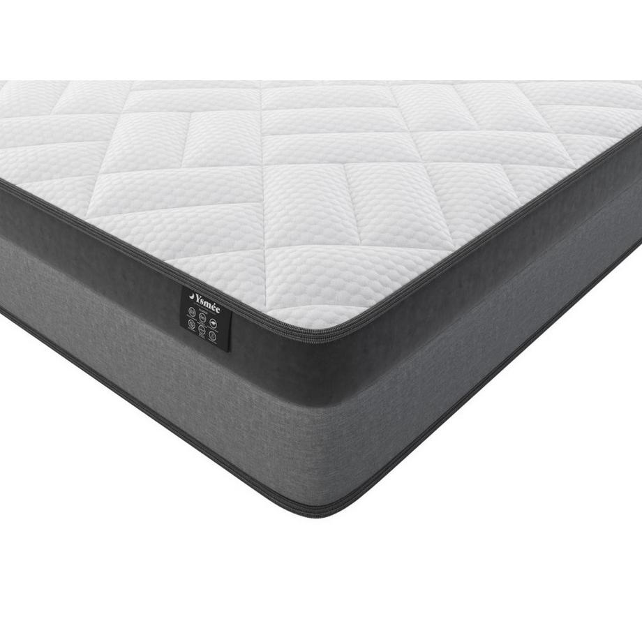 DREAMEA Ensemble Sommier Matelas ressorts ensachés mémoire de forme ILLUSION de DREAMEA  