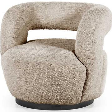 Fauteuil lounge Sharon Spark sable