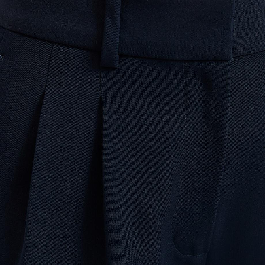 La Redoute Collections Weite Bundfaltenhose Knöchellang  