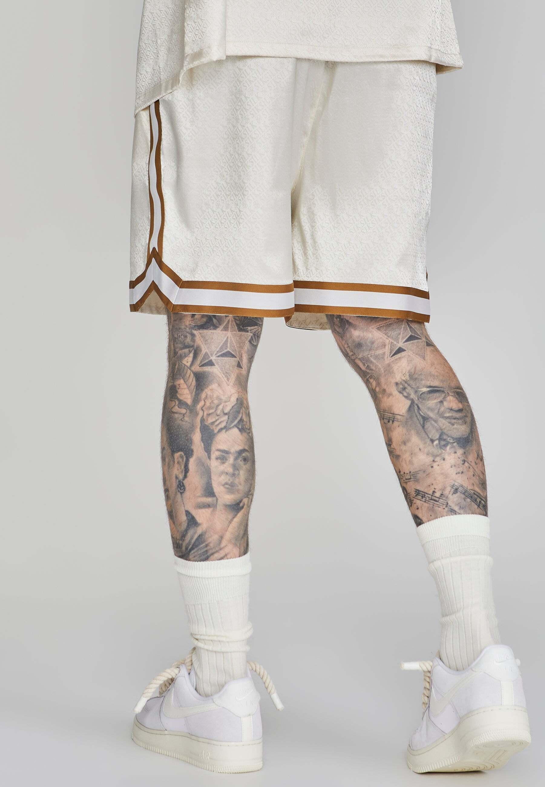 Sik Silk  Shorts Resort Shorts in Ecru 