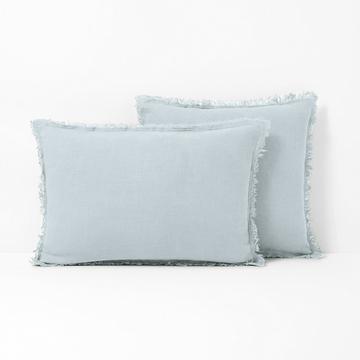 Housse de coussin lin lavé