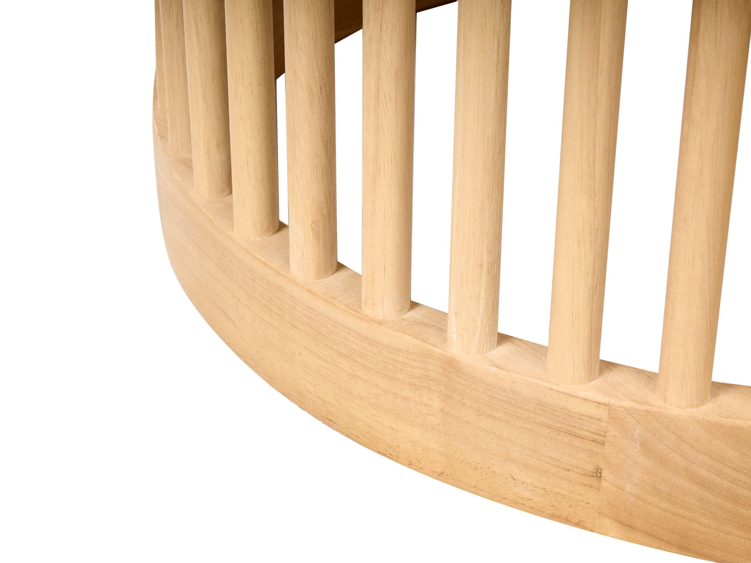 Beliani Tavolo da pranzo en Fibra a media densità (MDF) Minimalista BOYLE  