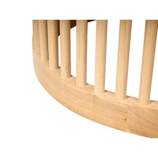 Beliani Tavolo da pranzo en Fibra a media densità (MDF) Minimalista BOYLE  