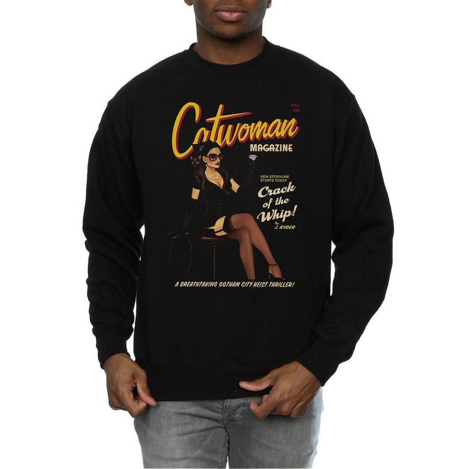 DC COMICS Catwoman Magazine Sweatshirt  