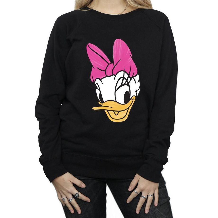Disney Daisy Duck Face Felpa  