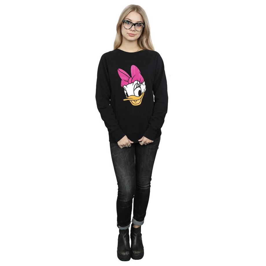 Disney Daisy Duck Face Felpa  