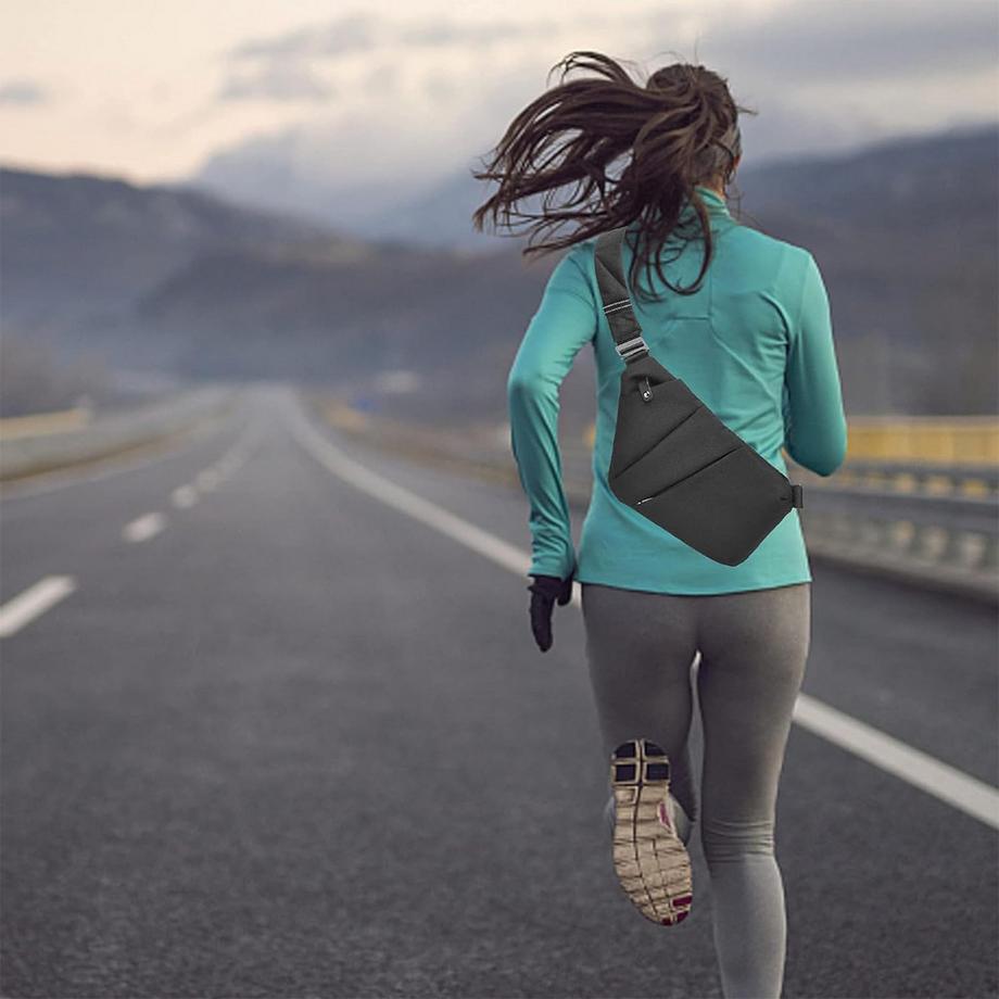 Only-bags.store Mini Sac Bandoulière Étanche Multiples Poches Antivol  