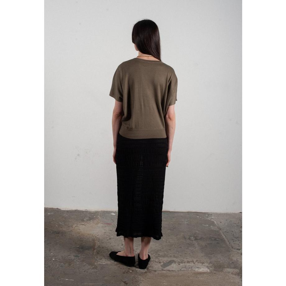 Studio Cashmere8 KELLY 6 Pull Col V Manches Chauve-Souris  