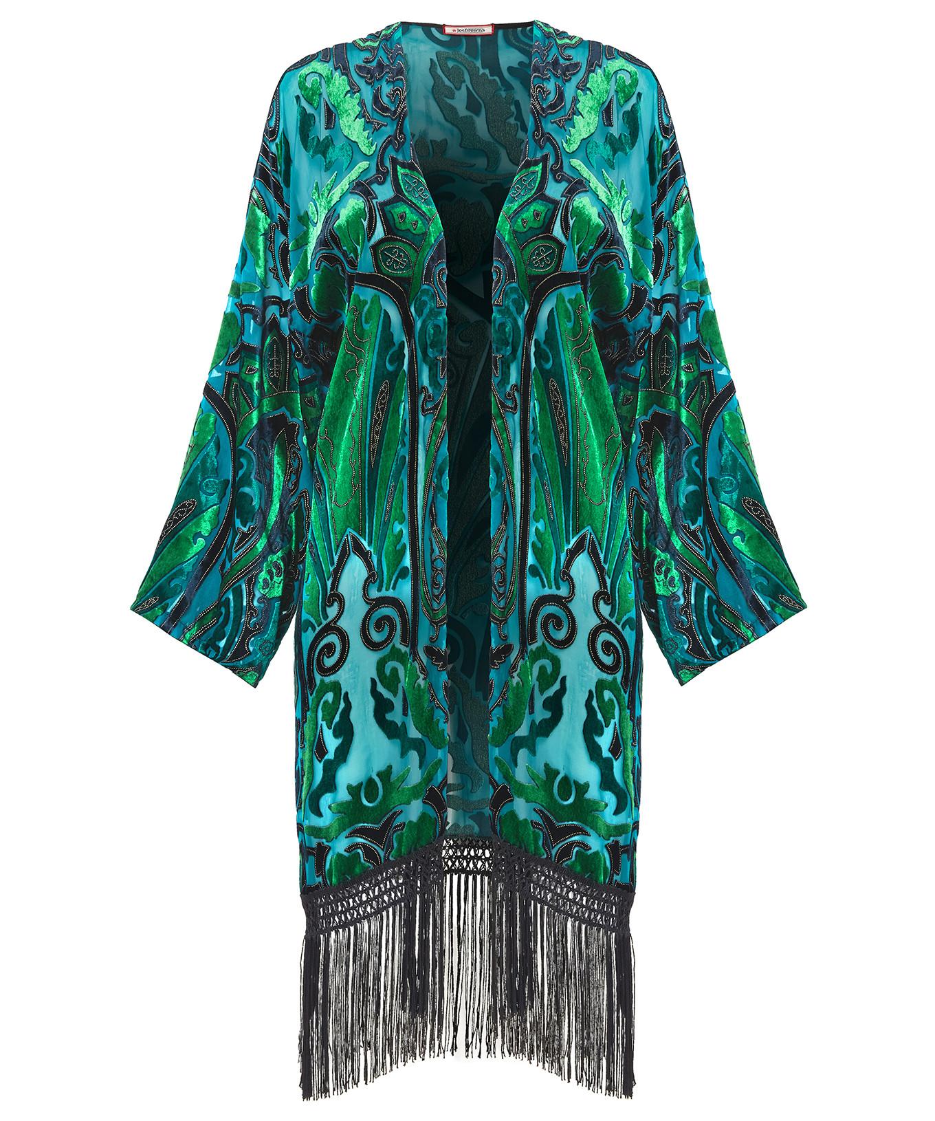 Joe Browns Kimono Dévoré Floral Luxueux  