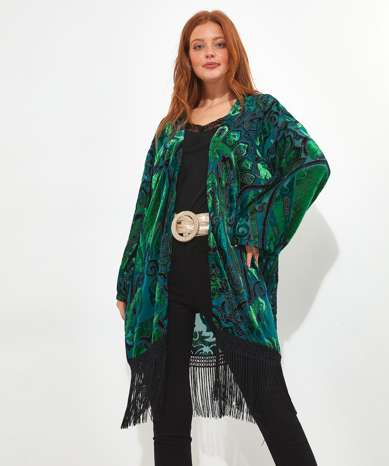 Joe Browns Kimono Dévoré Floral Luxueux  