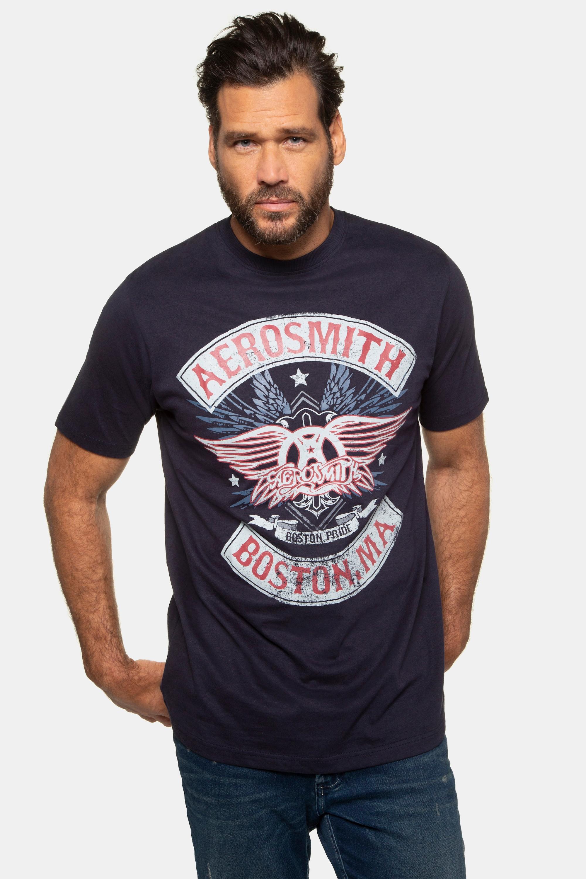 JP1880  T-shirt dedicata alla band Aerosmith con mezze maniche 