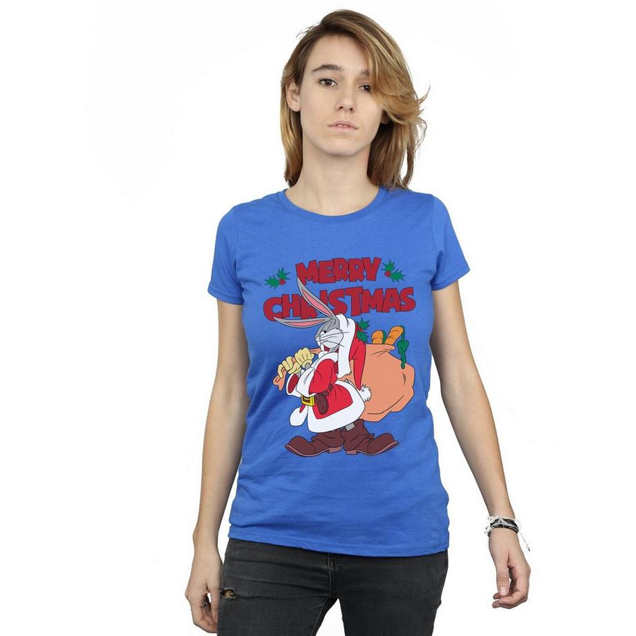 LOONEY TUNES Bugs Bunny Merry Christmas T-Shirt  