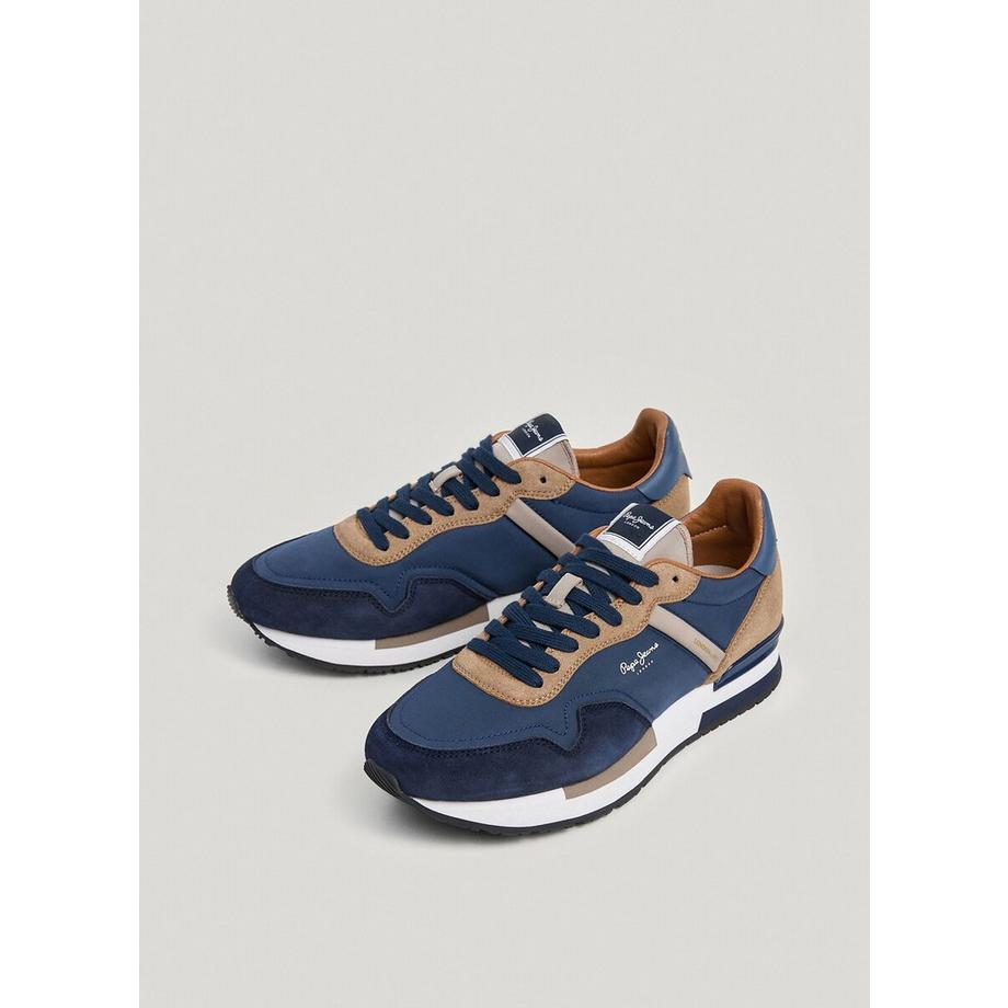 Pepe Jeans London Hailon Basic Sneaker aus Materialmix  