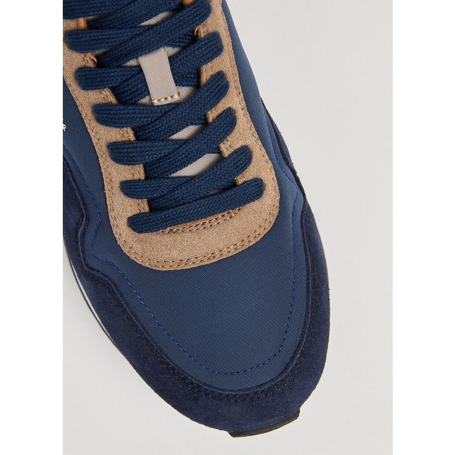 Pepe Jeans London Hailon Basic Sneaker aus Materialmix  