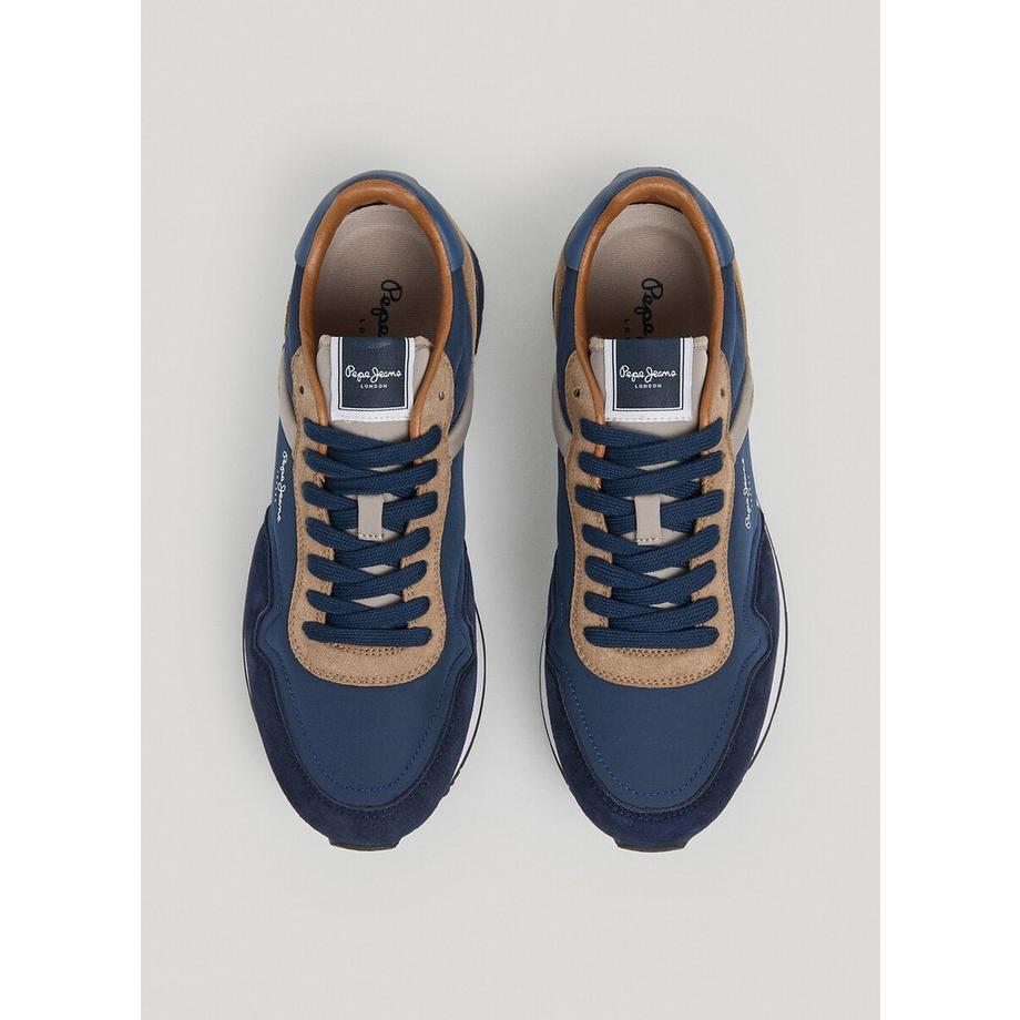 Pepe Jeans London Hailon Basic Sneaker aus Materialmix  