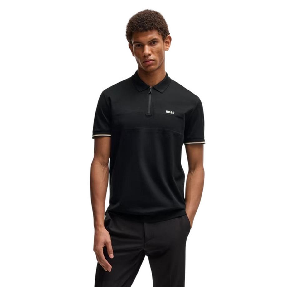 BOSS Pima Maglietta Polo Regolare Maniche Corte  