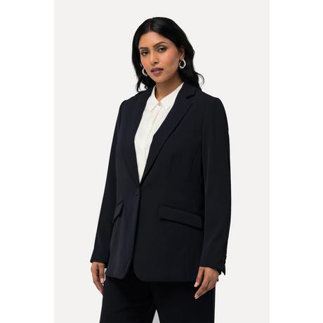 Ulla Popken  Blazer, Acetat, Reverskragen, Knopfverschluss 