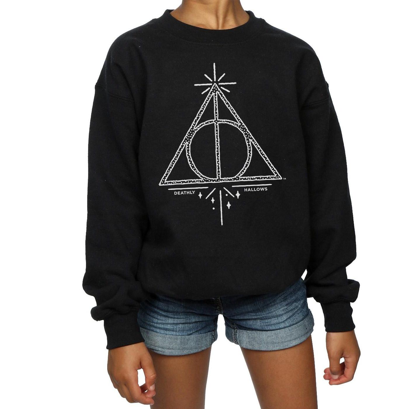 HARRY-POTTER  Deathly Hallows Sweatshirt 