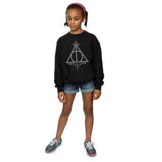 HARRY-POTTER  Deathly Hallows Sweatshirt 