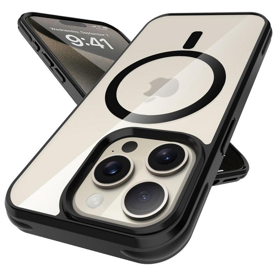Cadorabo  Custodia per iPhone 15 PRO MAX compatibile con MagSafe cover 