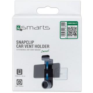 4smarts  4smarts Snapclip Supporto passivo Telefono cellulare/smartphone, Navigatore Nero 