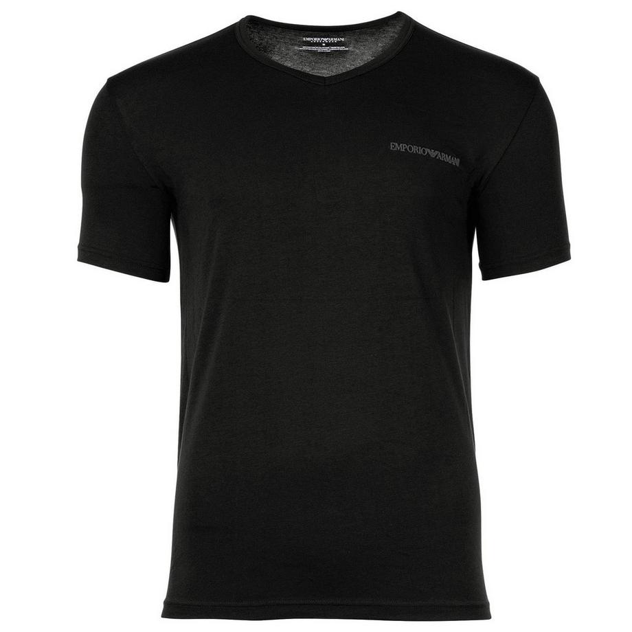 EMPORIO ARMANI Core Logoband V-Ausschnitt T-Shirt 2er Pack  