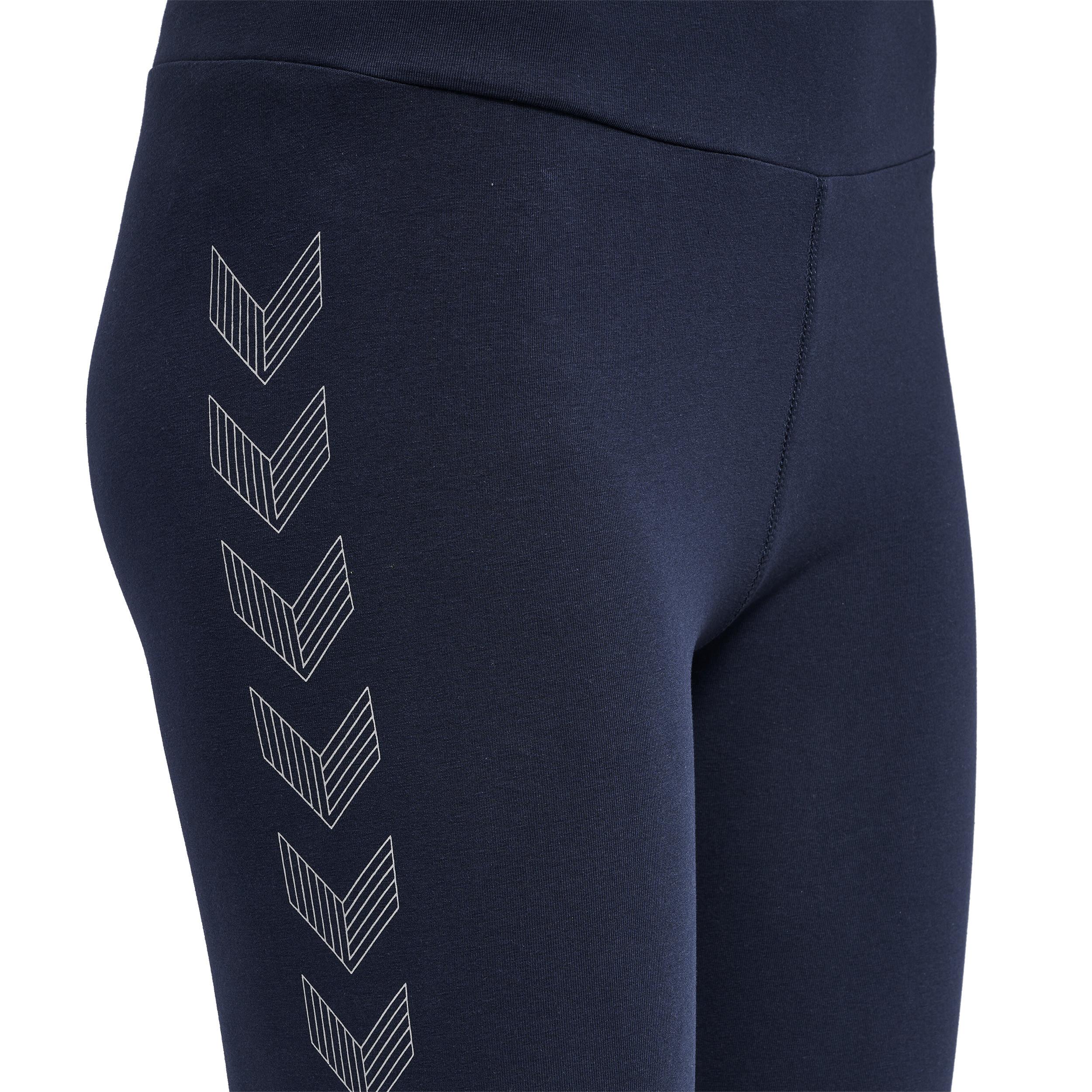 Hummel  leggings aus baumwolle, damen move grid 