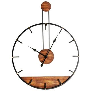 Beliani Wanduhr aus Eisen Industriell TAUGON  