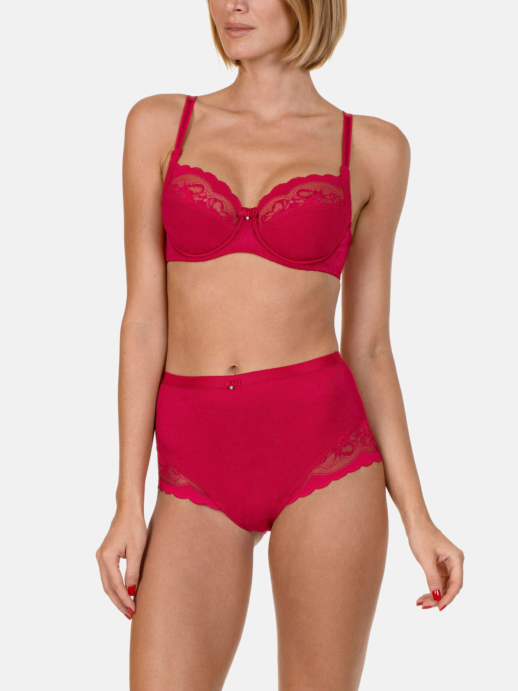 Lisca  Slip a vita alta Evelyn rosso 