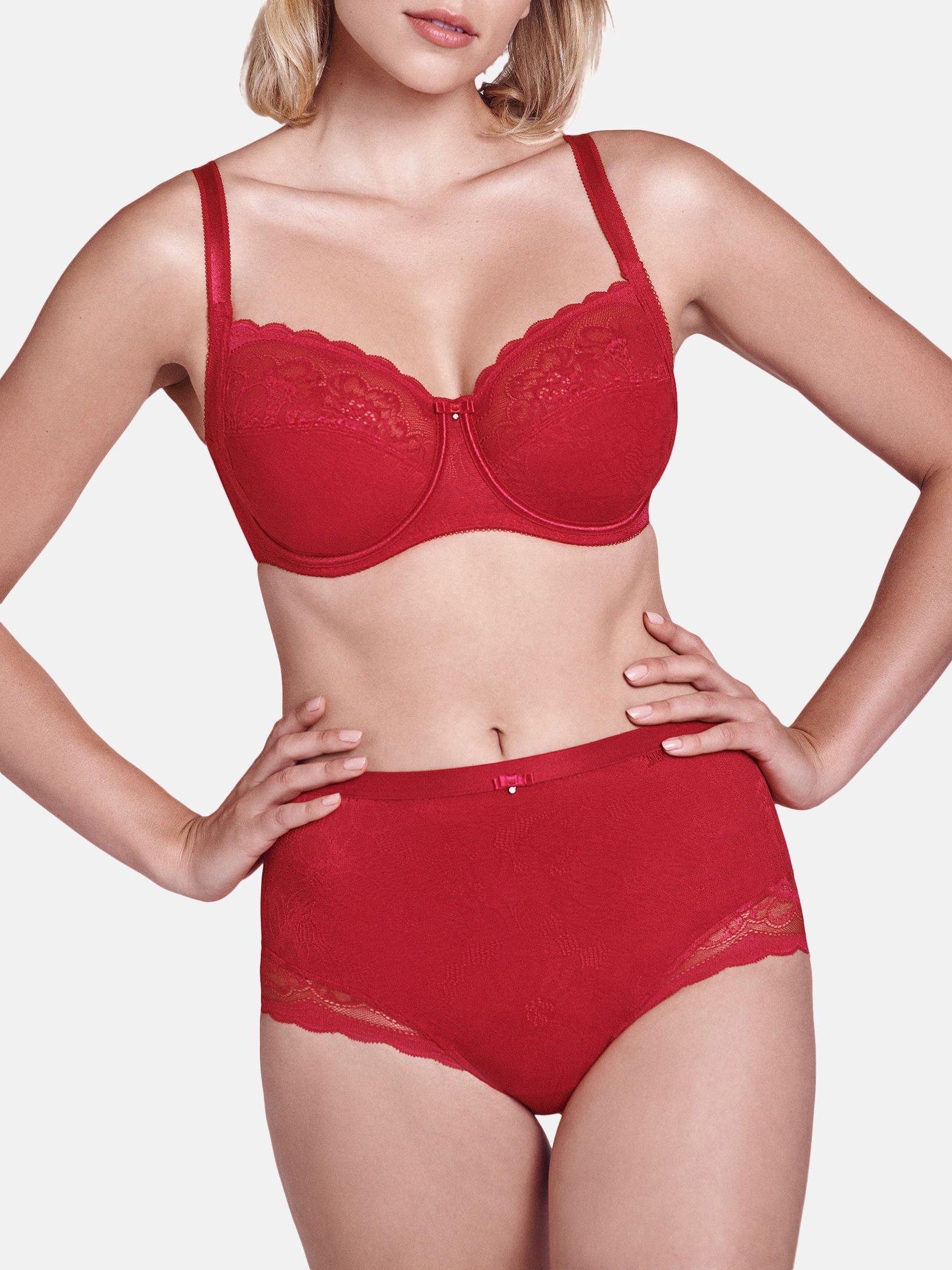 Lisca  Slip a vita alta Evelyn rosso 