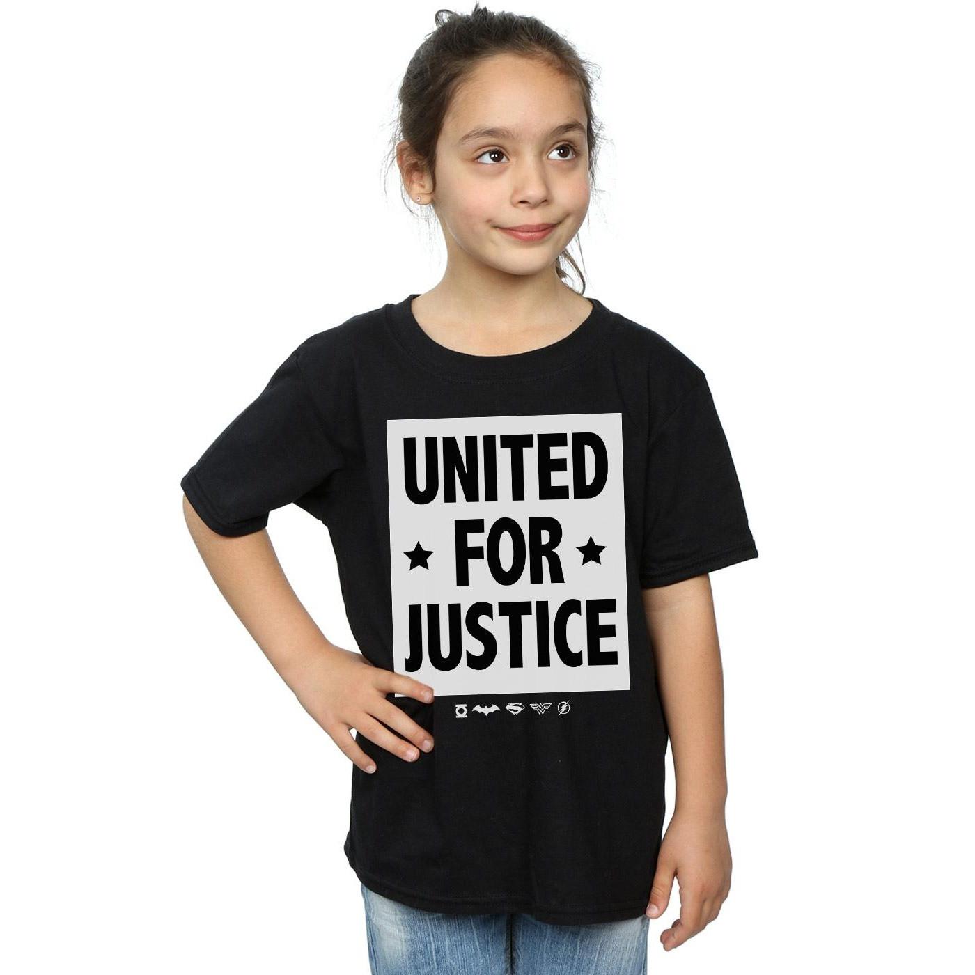 DC COMICS  Tshirt JUSTICE LEAGUE UNITED FOR JUSTICE 