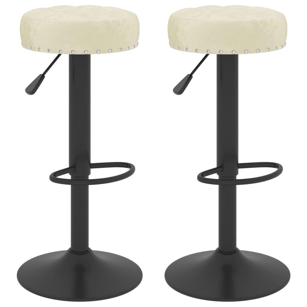 VidaXL Tabouret de bar velours  